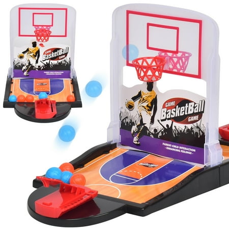 - Double Shooting Board Game Mini Basketball Shooting Toys for Children Desktop Game in Family Home Color:Basketball Shooting Toys