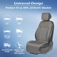 thumbnail image 6 of Paffenery 2026 Heating and Cooling Seat Cover Front Seat, 12V-24V Ventilated Cooling Car Seat Cushion, Cooled Seat Cover for Car SUV Truck Universal Fit, Fashion Grey, 6 of 20