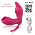 thumbnail image 1 of Vibrador con ventosa para clítoris con Control remoto inalámbrico, aplicación Bluetooth para mujer, estimulador de clítoris, consolador vibrador, juguete sexual para mujeres y parejas Tan Jianjun unisex, 1 of 2