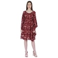 thumbnail image 5 of Moomaya Short Printed Kimono Kaftan For Women Turkish Kaftan Beachwear Bikini Cover Up, 5 of 7