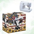 thumbnail image 4 of HELLHERO Sewing Machine Cover with Handle Cows Sunflowers Waterproof Easy Storage, 4 of 8