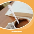 thumbnail image 3 of 2 piezas Cuchas con cáscara de acero inoxidable cucharas de helado cucharas de azúcar Cucharas de café para usar té de postres para uso doméstico, 3 of 8