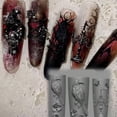 thumbnail image 6 of Osdhezcn Reusable Nail Art Silicone Mould Crow Rose Designs for Nail Crafting, 6 of 7
