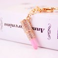 thumbnail image 3 of Cute Crystal Lipstick Style Keychain Bling Bling Rhinestone Car Key Decoration Blingbling Key Purse Keyring for Bag Wallet Handbags Backpack, 3 of 4