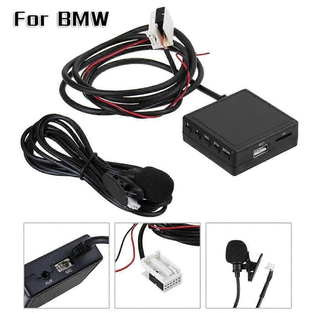 New For BMW E60 E63 E64 E65 E66 Series 1 3 Module Aux Adaptor Cable Bluetooth-compatible 50 Durable And Practical