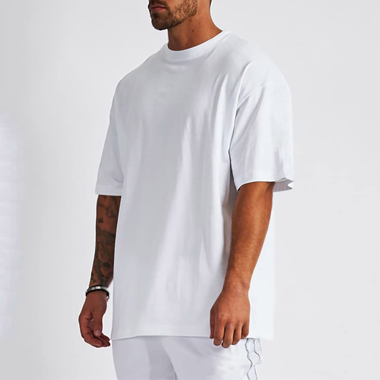 kamemir Mens T-Shirts Adult Short Sleeve Crew T-Shirt for