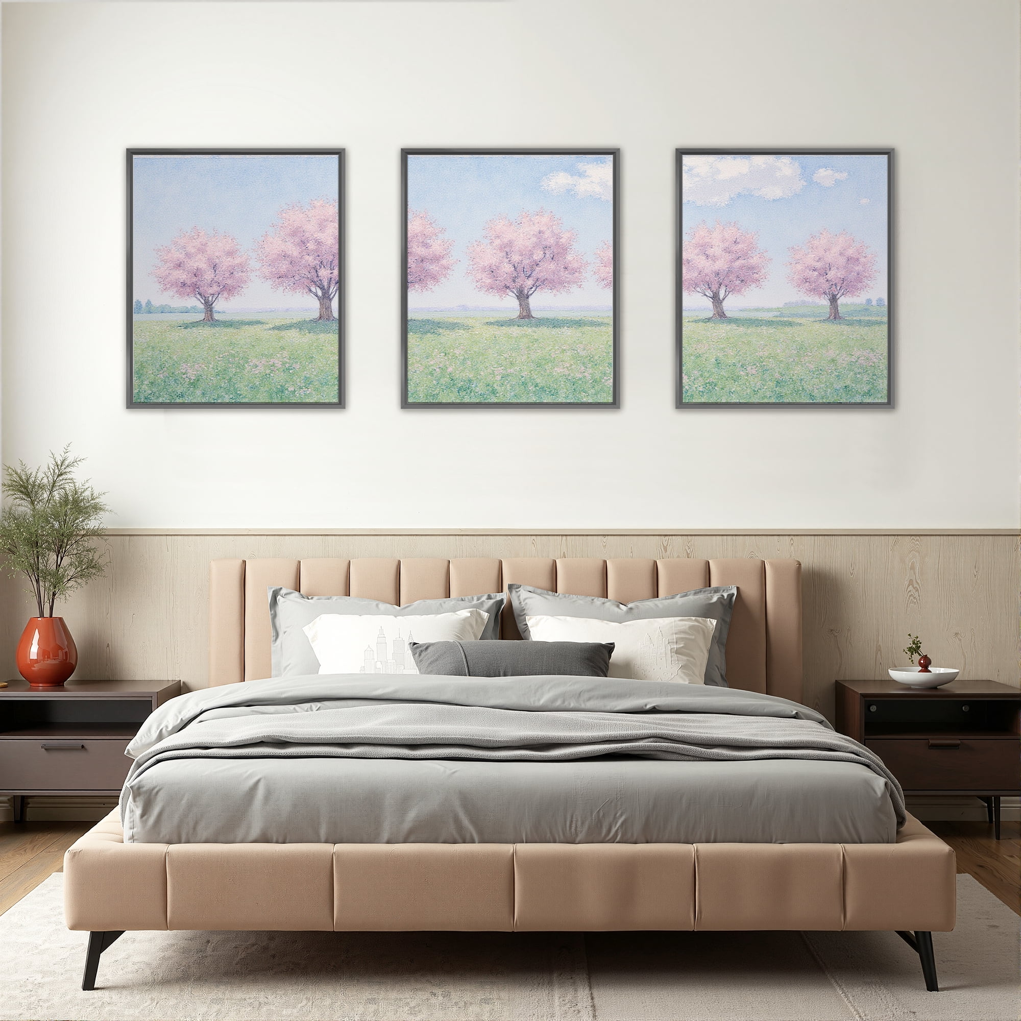 MAYEERTY Modern Abstract Wall Art Painting, Living Room Decor, Black Aluminum Alloy Frame, 15.7"x11.8"