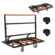 thumbnail image 1 of Yeshouse carro de transporte para paneles de yeso con ruedas giratorias de 5", capacidad de 2000 lb, carro plegable con asa ajustable y correa de sujeción, ideal para madera, yeso y vidrio, 1 of 7