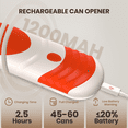 thumbnail image 4 of Luxmo Rechargeable Electric Can Opener, Automatic Handheld Can Openers with Auto Stop Function for Kitchen, 4 of 11