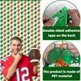 thumbnail image 4 of Aqestyerly Bowl Rugbys Rain Curtain Football Party theme Setting Rain Curtain Green Brown Rugby Rain Silk Curtain Party theme Scene Layout Background Rain Silk Curtain, 4 of 8