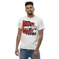 thumbnail image 2 of Porsche 911 Turbo, a classic with performance car enthusiasts. Unisex classic tee (Ash, 3XL), 2 of 15