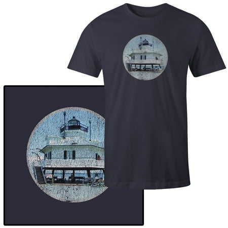 Maryland Lighthouses - Men's Hooper Strait Lighthouse St Michaels Maryland T-Shirt
