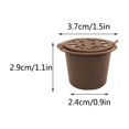 thumbnail image 3 of Ovzne 6 Pcs Capsules de Café Rechargeables Réutilisables avec 1 Cuillère à Café et 1 Brosse en Liquidation, 3 of 8