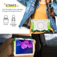 thumbnail image 6 of FJLBDE Case for Lenovo Tab P11/Tab P11 Plus 11 inch with 360 Kickstand, Shoulder Strap Carrying Protective Cover, Multicolor Green, 6 of 6