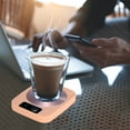 thumbnail image 4 of Aooww Coffee Mug Warmer for Desk, Electric Coffee Cup Warmer with Auto Shut Off, 3 Temperature Setting Smart Cup Warmer for Heating Coffee, Milk, Beverage, Candle Jar, C, 4 of 5