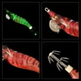 thumbnail image 2 of Simulation Explosive hook Lead sinker Fishing tackle Jigs 1.8# 2.2# Wood shrimp lures Squid  hook Octopus lure Fishing bait 2.2 D, 2 of 8