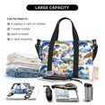 thumbnail image 4 of Travel Duffle Bag Marine Animals Travel Tote Bags Carry on Luggage Waterproof Weekender Bags with Top Handle Adjustable Shoulde Strap for Travel Gym, 4 of 5