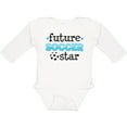 thumbnail image 3 of Inktastic Future Soccer Star Boys Long Sleeve Baby Bodysuit, 3 of 5