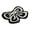 Black, variant on WeDecorBay Special Bow Shaped Imitation Soft Fleece Floor Rug PVC Backing Soft Absorbent Decorative Cuttable Bedroom Entryway Foot Carpet 15.7 x 23.6 In Black,Free Size