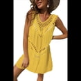 thumbnail image 2 of Traje de Baño para Mujer, Pareo, Bikini, Playa, Bikini, Pareo Amarillo Talla Única, 2 of 9