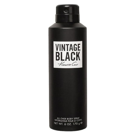 Kenneth Cole Vintage Black All Over Body Spray Woody Aromatic 6.0 oz