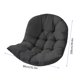 thumbnail image 3 of Cojín para silla colgante con respaldo | Cojín de asiento desmontable y lavable para uso en interiores y exteriores, 3 of 3