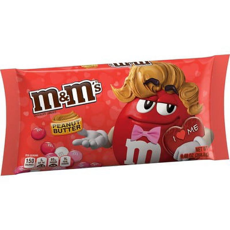 M&M's Valentine's Day Peanut Butter Chocolates - 9.48oz (Pack of 2