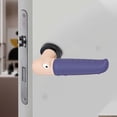 thumbnail image 5 of WLPZXP Silicone Door Handle of Cover Door Knob Cover Anti Collision Doorknob Protective Violet, 5 of 9