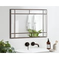 thumbnail image 3 of Kate and Laurel Westgate Transitional Wall Mirror, 20 x 30, Bronze, Sophisticated Rectangle Mirror for Wall Decor, 3 of 8
