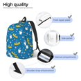 thumbnail image 4 of Lsque Cartoon Goose Pattern Canvas Daypack, Durable Backpack, High-quality Versatile Backpack,Vintage Compact Backpack-Medium, 4 of 6