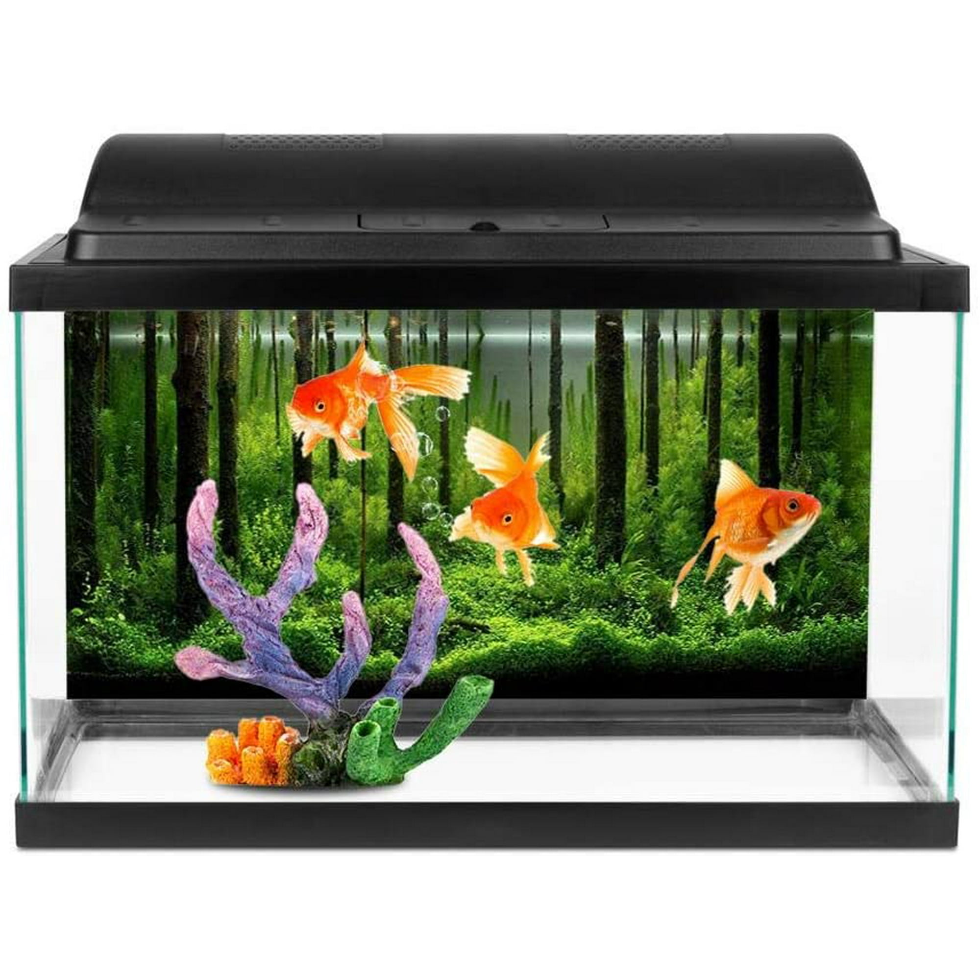 Tank Background Poster, Underwater Forest Pattern PVC Adhesive Aquarium  Background Paper for Backdrop Decoration(61 * 30cm) | Walmart Canada