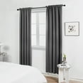 thumbnail image 2 of Deconovo Blackout Curtains Rod Pocket Room Darkening Window Treatment for Living Room, Set of 2, 42 x 72 inch, Light Gray, 2 of 7