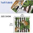 thumbnail image 5 of GZHJMY Cloth Dinner Napkin Tiger Summer Leaves Black Stripes Kitchen Decor for Cocktail Gathering Party Holiday 1 Pack 20" × 20", 5 of 6