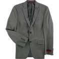 thumbnail image 2 of Alfani Mens Mini-Pinstripe Two Button Blazer Jacket, Grey, 38 Regular, 2 of 2