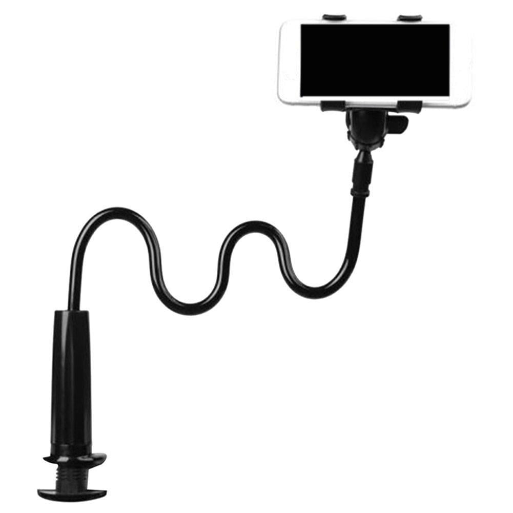 Phone Holder Bed Gooseneck Mount Cell Phone Clamp Clip for Desk, Flexible Lazy Long Arm