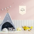 thumbnail image 2 of Koyal Wholesale Hanging Wall Canvas Banner, Welcome To My Crib Canvas, Nursery Canvas Wall Decoration Banner, 1-Pk, 2 of 5