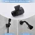 thumbnail image 3 of Shower Flow Water Valve  Brass Shut Off Valve for Hand Shower  RV Hose Flow Restrictor  Chrome, 3 of 9