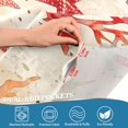 thumbnail image 5 of Yayeee Kitchen Curtains Tier Set of 2 Light Filtering 57"x24" Over Sink Window Panels, Orange Starfish, 5 of 7