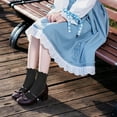 thumbnail image 3 of 6 pares de calcetines con volantes para mujer, bonitos calcetines tobilleros con volantes, calcetines para niña, bonitos calcetines con volantes, calcetines de moda para mujer y niña, 3 of 7