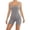 Dark Gray, variant on Workout Jumpsuits for Women Backless Scrunch Strappy Workout Workout Jumpsuits V Back Yoga Romper Comfy Bodysuits