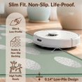 thumbnail image 6 of Design&I 9'x12' Washable Area Rug Ball Sport Motif With Scattered Dimple And Pinstripe Edge Trim Golf Flowing for Dining Room, Basement, Large Office, Snag-Free, 6 of 7