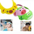 thumbnail image 3 of D-GROEE 3Pack Adjustable Baby Shower Cap Adjustable Baby Bath Visor Infant Bathing Protection Cap Safe Shampoo Shower Hat with Ear Protection Baby Hair Washing Aids for Baby Toddler Children Kids, 3 of 7
