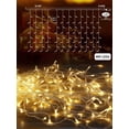 thumbnail image 3 of Luces Icicle Lights ROSCOO 12,8 m, 400 LED, 8 modos, IP65, a prueba de agua, 3 of 7