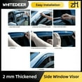 thumbnail image 6 of White Deer Wholesale ABS Plastic Acrylic Window Visor Sun Rain Deflector Guard, 4 Pcs, 6 of 6