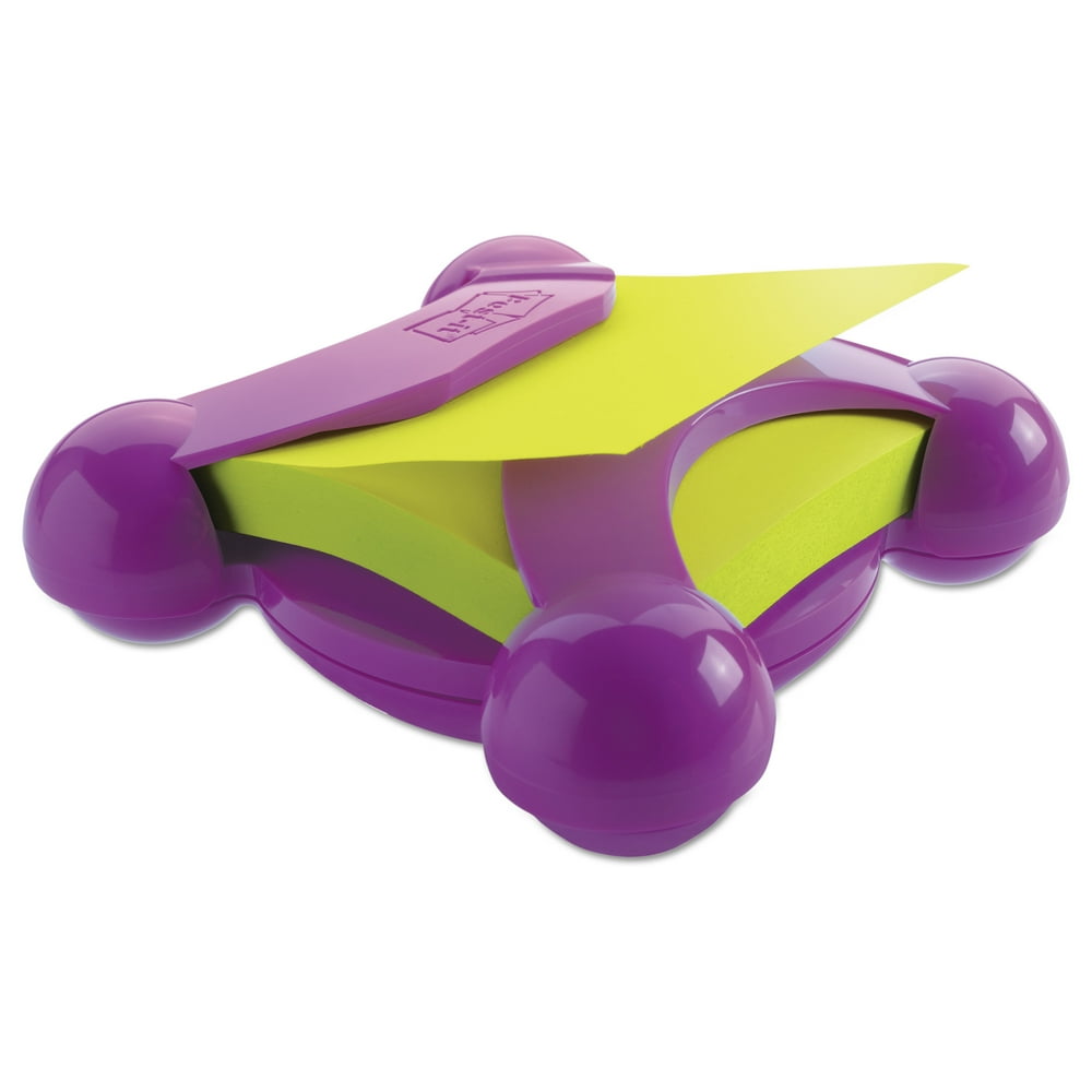 Postit Popup Notes Jax Popup Note Dispenser, Purple, with 45Sheet