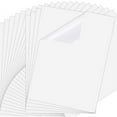 thumbnail image 1 of 25 hojas de papel adhesivo para impresoras de inyección de tinta de 8,3 x 11,6 pulgadas, película transparente para impresión, papel de secado rápido para impresoras de etiquetas., 1 of 5