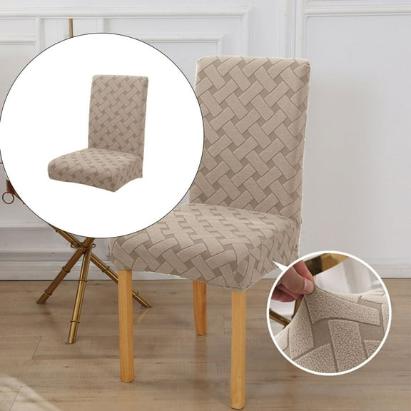 WNFJR Latest Checkered Dining Chair Slipcover Chair Furniture Protector Stretch Chair Covers for Dining Room, Restaurant, Kitchen, Party
