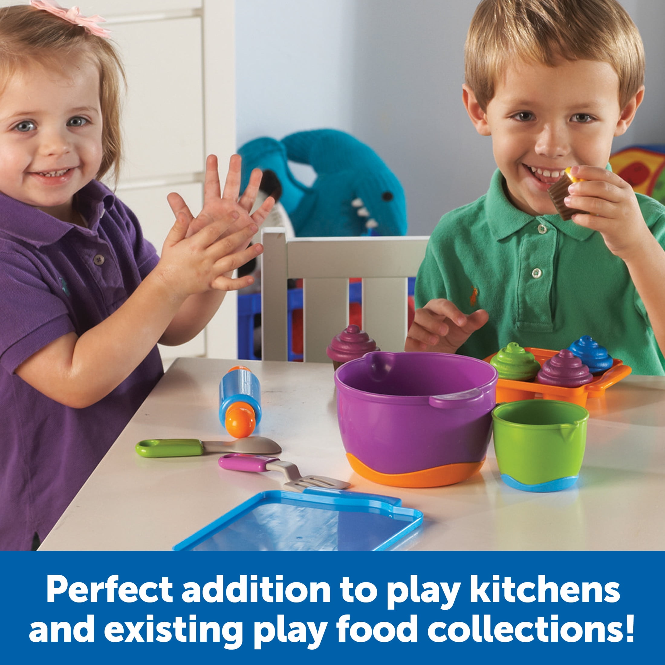 Learning Resources New Sprouts Bake It!, Play Food, Ages 18 Months +