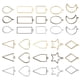 thumbnail image 3 of Marco Colgante En Blanco, 30 Piezas Colgante De Marco Hueco Hueco Geométrico Para Decoración De Teléfono Móvil Para Pulseras ANGGREK Otros, 3 of 8