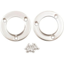 Pole Sockets, Fits Poles up to 1-3/8" Diameter, Satin Nickel by Stone Harbor Hardware